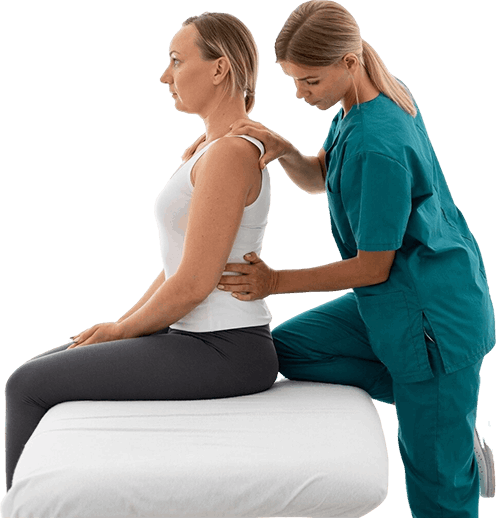 Physiotherapy session in progress